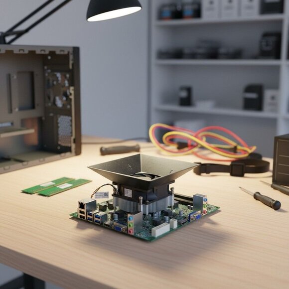 Dell Inspiron 660S Motherboard With Intel Core I5-3340S CPU & Heatsink Fan Assem - Picture 2 of 6